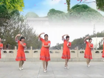 茉莉天津红梅的广场舞《语花蝶》分解教学视频