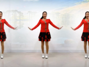 信阳阿琴的韵律广场舞《阿哥阿妹》教学视频