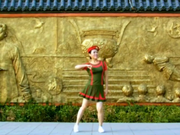 石家庄花姿的水兵广场舞《花桥流水》教学视频