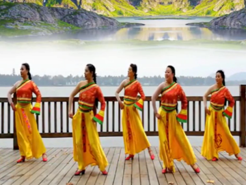 湖北乐乐的藏族广场舞《卓玛的歌》教学视频