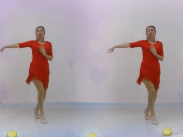 信阳阿琴的广场舞《爱的誓言》分解教学视频