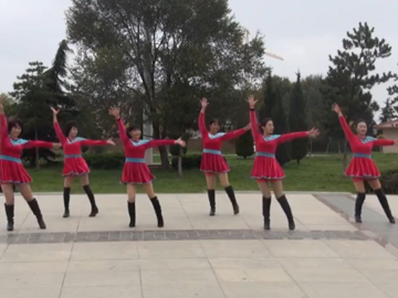 陇东静儿的32步健身广场舞《爱如星火》教学视频