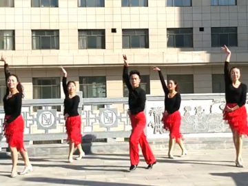 杨光的牛仔舞风格广场舞《西部牛仔》教学视频