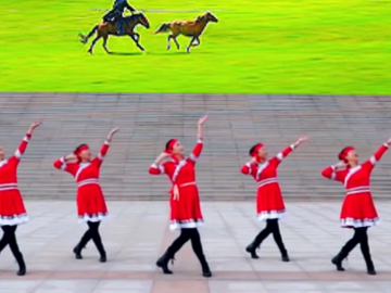 立华广场舞《雕花的马鞍》教学视频