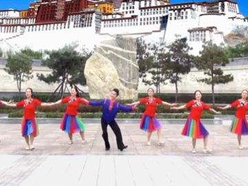 廖弟的广场舞《舞动吉祥》教学视频