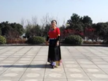 江西曼曼的广场舞《我的九寨》视频