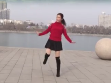 山东清荷的广场舞《新年一起旺》教学视频