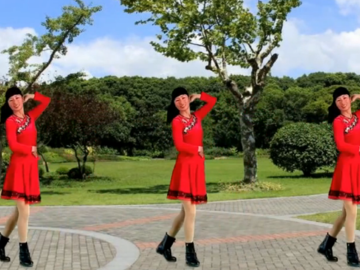 禹雯的32步广场舞《爱人情歌》教学视频