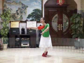 芙蓉美伊的广场舞《我和我的祖国》教学视频