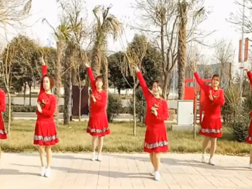 青庆的广场舞《爱上你就是一辈子》教学视频