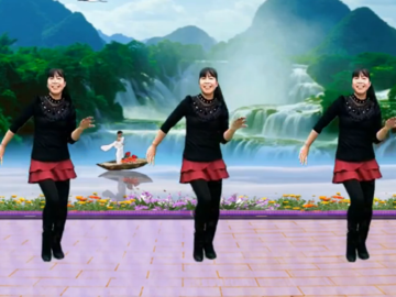 四川蓉蓉的入门水兵广场舞《乌毡帽情缘》教学视频