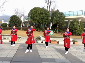 谢春燕的健身广场舞《吉祥飞舞》教学视频