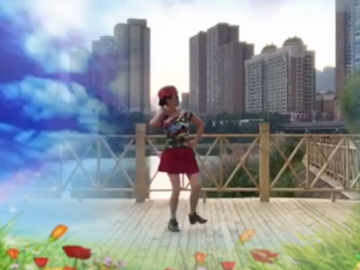 贵州开心的水兵广场舞《云朵上的拉萨》教学视频