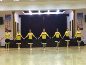 誓言的健身操广场舞《一起嗨起来》教学视频