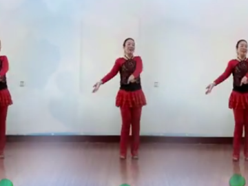 山东紫怡然广场舞《好运来》教学视频