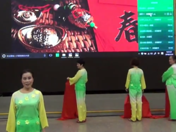 青年路社区舞蹈队《红红火火大中华》视频