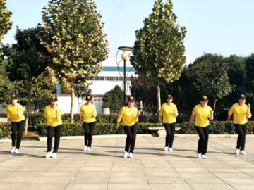 沁阳雨夕的广场舞《蓝色中国梦》教学视频