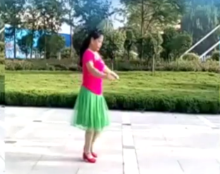 山东静荷广场舞《祝寿歌》视频