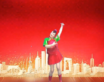 含小北的广场舞《恭祝大家新年好》教学视频