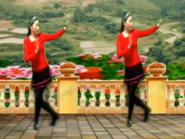 西门香香的广场舞《水蓝蓝》教学视频