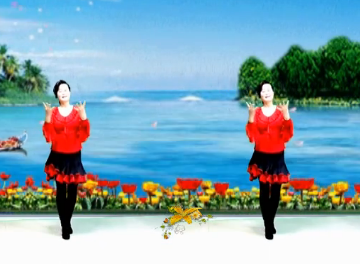 杭州依依的广场舞《只想和你在一起》教学视频