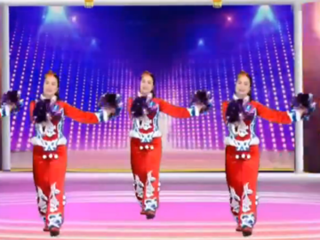 卢清秀的花球广场舞《好人就有好运》教学视频