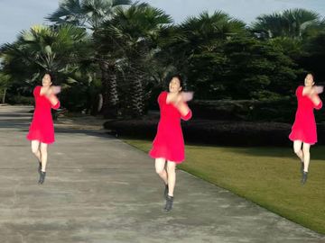 芙蓉一米阳光广场舞《红红火火中国》视频