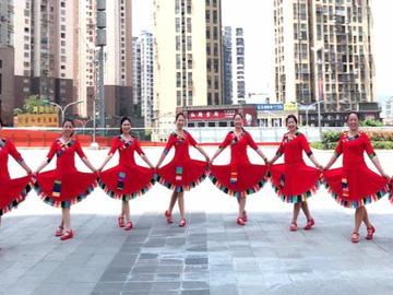 江津梅梅广场舞《拉萨夜雨》教学视频