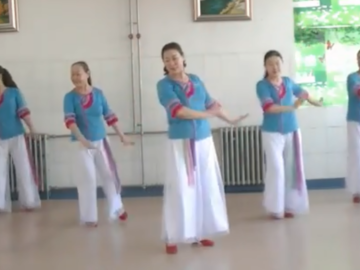 北京开心舞蹈队《水墨雪》视频