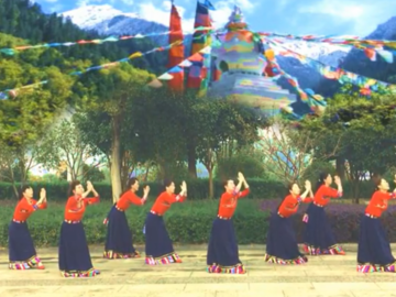 南昌明珠广场舞《在那东山顶上》视频