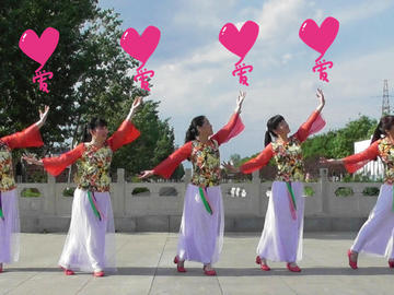 茉莉天津红梅广场舞《柔情岁月》教学视频