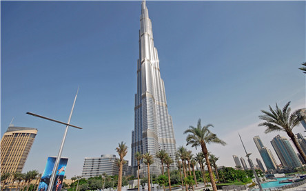 世界最高建筑:迪拜塔 仿佛天上的建筑