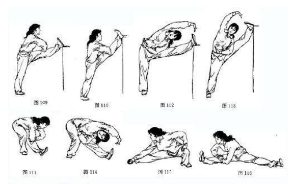 杨式太极拳十大腿法讲解及腿功训练方法