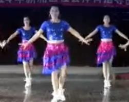 刘荣广场舞大家一起来跳舞 动作分解教学 背面演示